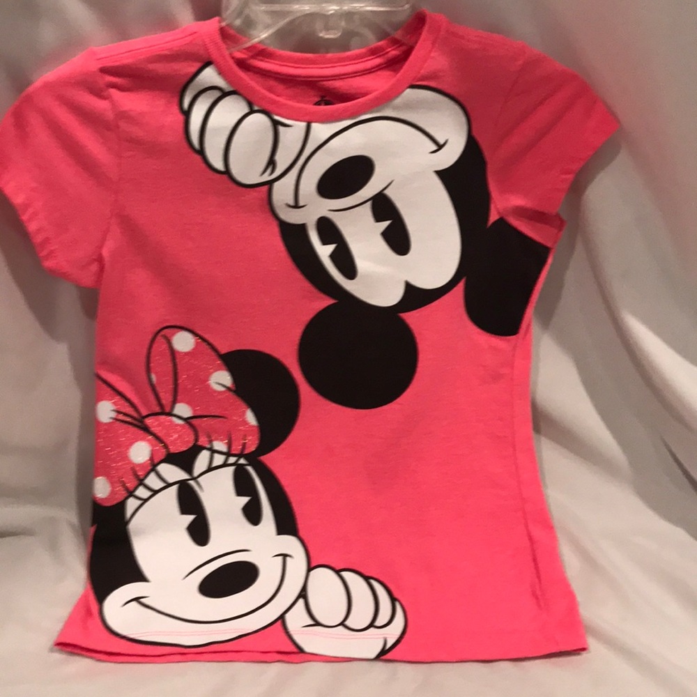 Girl’s Disney Store Minnie/Mickey t-shirt, 10/12